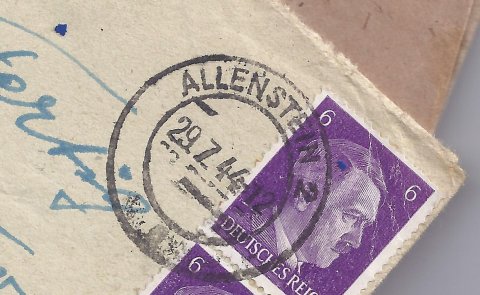 Feldpost Hitler Briefmarke